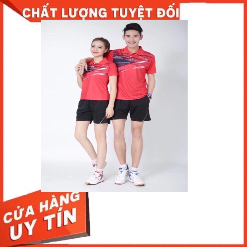 [ Rẻ vô địch ] Bộ quần áo thể thao Cầu Lông Liingg nam, nữ vải lưới thái thấm hút mồ hôi