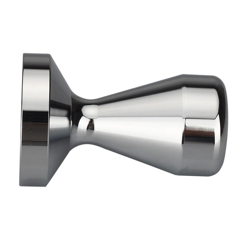 Espresso Tamper Flat Stainless Steel Chrome Plated 51mm Onetwocups
