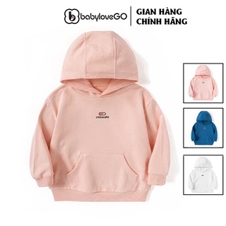 Áo hoodie bé gái BabyloveGO chất nỉ bông cho bé gái bé trai AN002 size 10