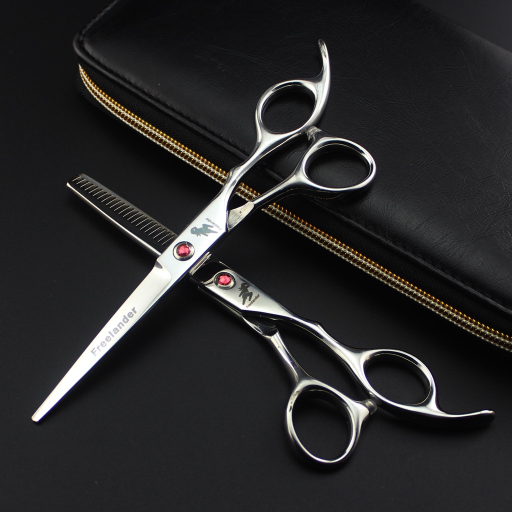 Bộ Kéo Cắt Tỉa Tóc Tại Nhà Giá Rẻ Cho Học Viên Học Nghề Freelander Barber Hair Cutting Scissors