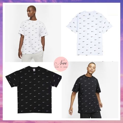 Áo Thun Nike Swoosh Nam Nữ Unisex In Logo Chất Cotton NinaStore