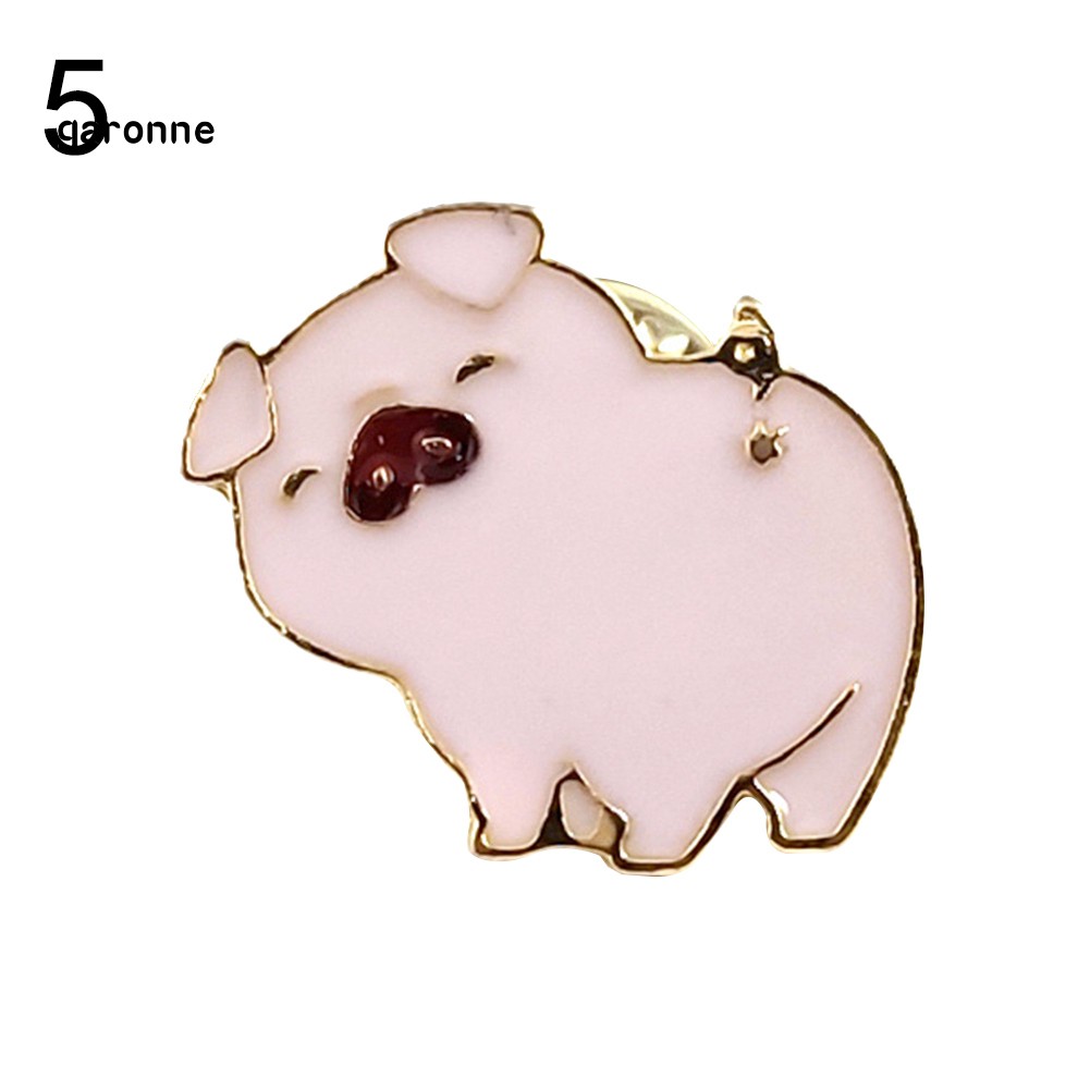 GA_Cute Cartoon Animal Ass Enamel Brooch Pin Backpack Hats Metal Badge Jewelry