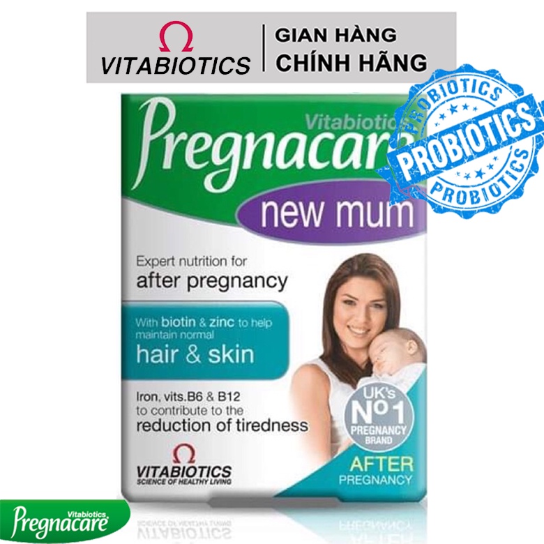 Vitamin Pregnacare New Mum (Tóc Và Da) sau sinh