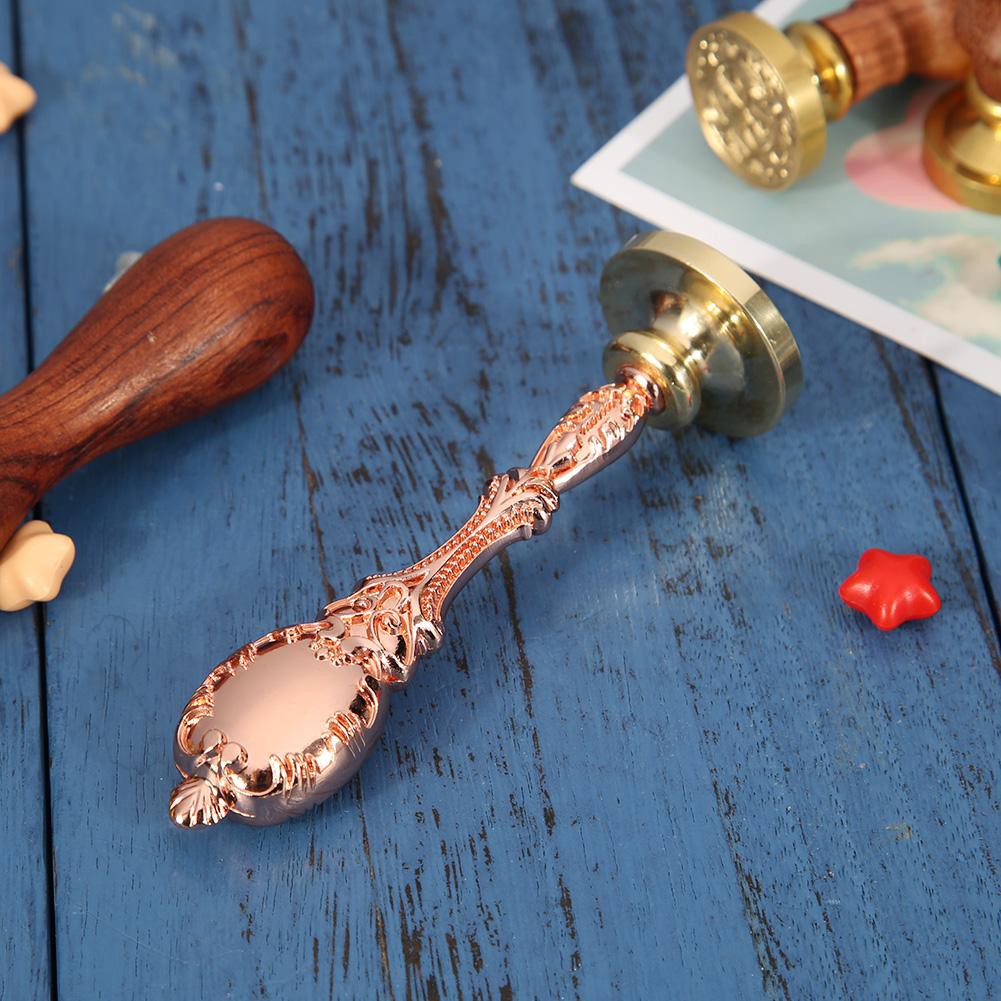 Con Dấu Tay Cầm Bằng Hợp Kim Phong Cách Retro