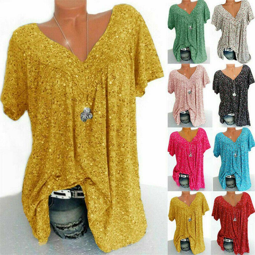 JUNE Áo Thun Nữ Dáng Dài Plus Size Thời Trang