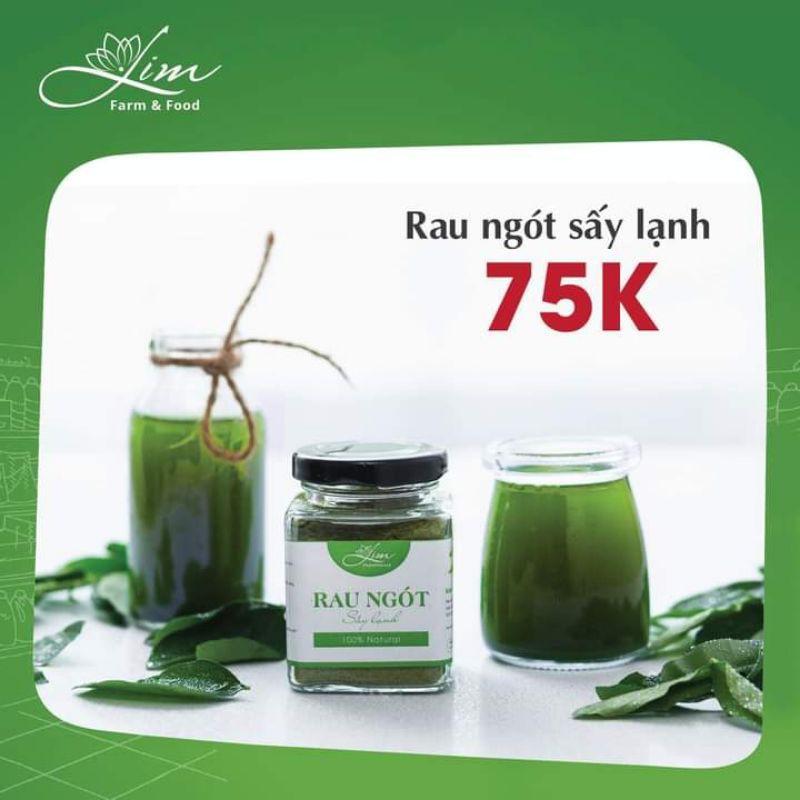 Bột rau củ sấy lạnh NGUYÊN CHẤT