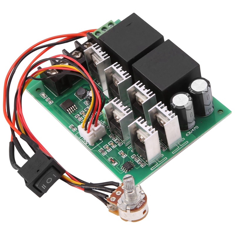 Công Tắc Điều Khiển Tốc Độ Động Cơ 40A DC 10-50V PWM 12V 24V 36V 2000W
