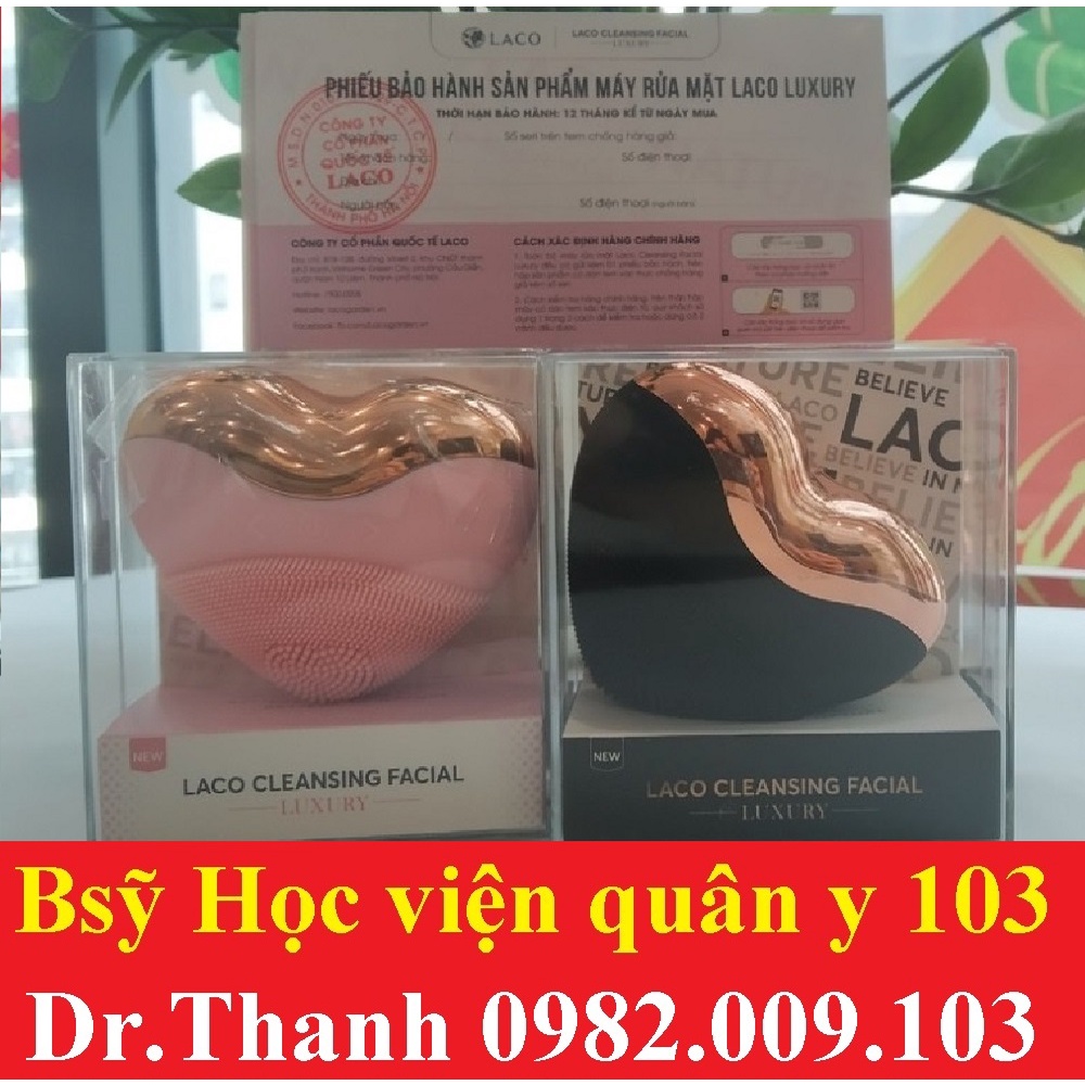 ✅CHÍNH HÃNG✅MÁY RỬA MẶT LACO LUXURY (LACO CLEANSING FACIAL) THIẾT KẾ ĐỘC QUYỀN 12000 Nhịp Rung/1 Phút Giúp Sạch Sâu