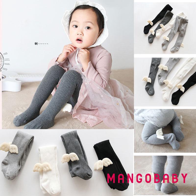 Quần tất cotton đính cánh thiên thần đáng yêu cho bé