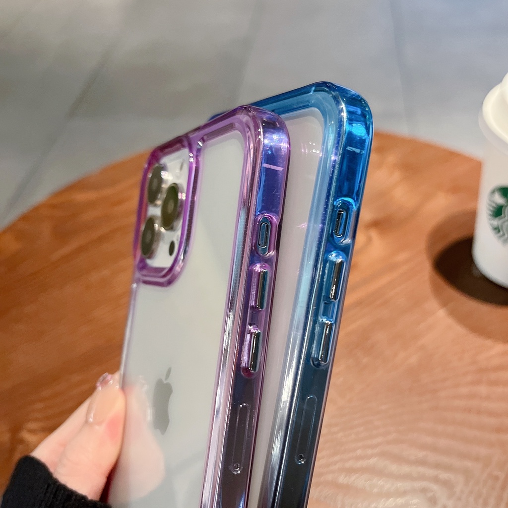 Ốp Điện Thoại Acrylic Trong Suốt Chống Sốc Sang Trọng Cho iPhone 13 12 11 Pro MAX X XS MAX XR