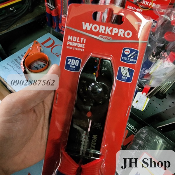 kìm tuốt dây điện đa năng 8inch WORKPRO hàng xịn USA