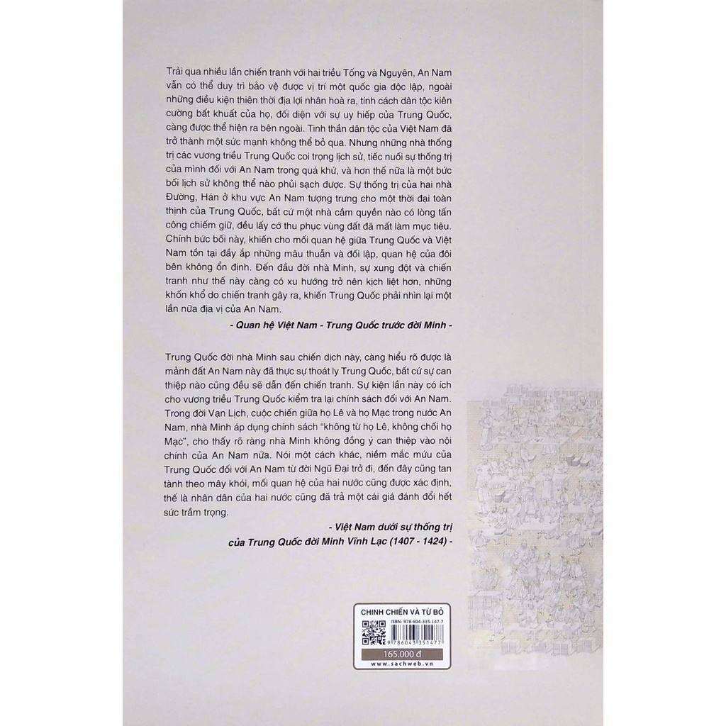 Sách Chinh Chiến Và Từ Bỏ - Nghiên Cứu Quan Hệ Việt Nam - Trung Quốc Đời Minh