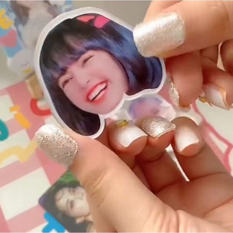 GRIPTOK BLACKPINK giá đỡ điện thoại in hình thành viên nhóm BlackPink meme đáng yêu
