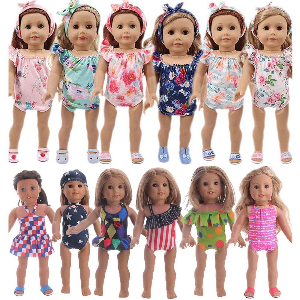 Bộ Quần Áo Thời Trang Mùa Hè Dành Cho Búp Bê 18 Inch 32 Kiểu