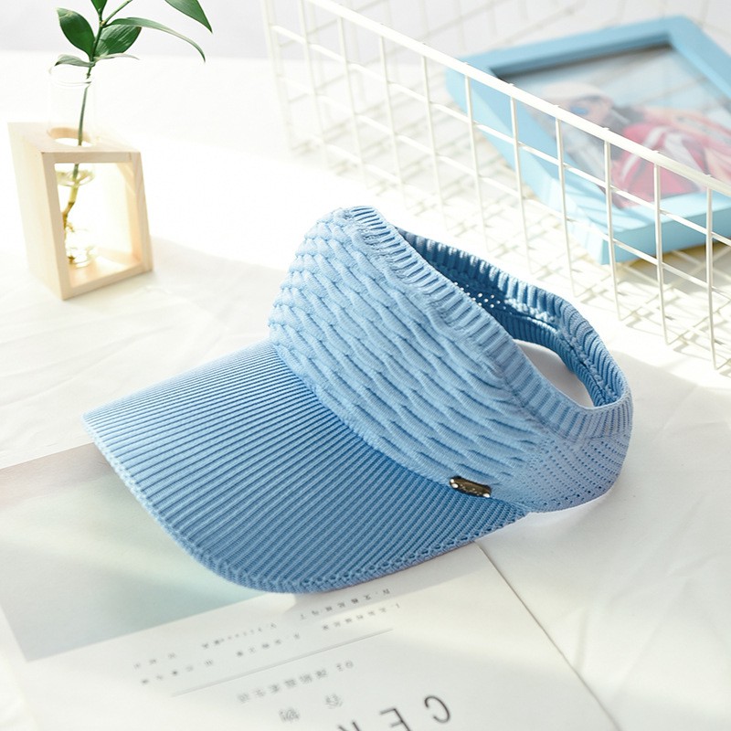 Mũ lưỡi trai nửa đầu thời trang chống tia UV có 7 màu hàng Quảng Châu