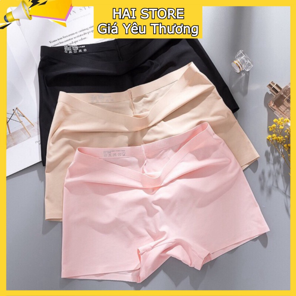 Quần Đùi Đúc Su Mặc Váy Không Đường May Nâng Mông (Túi Zíp) 9915