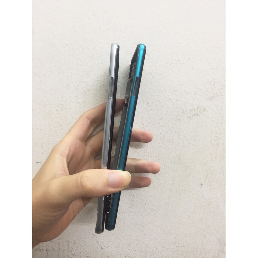 Khung xương, khung sườn Xiaomi Redmi note 9 pro chất lượng, thay khung xương redmi note note 9 pro màu ghi bạc