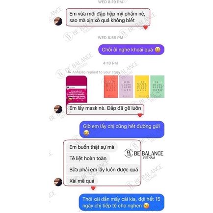 MẶT NẠ SỢI XƠ FIBER BE'BALANCE