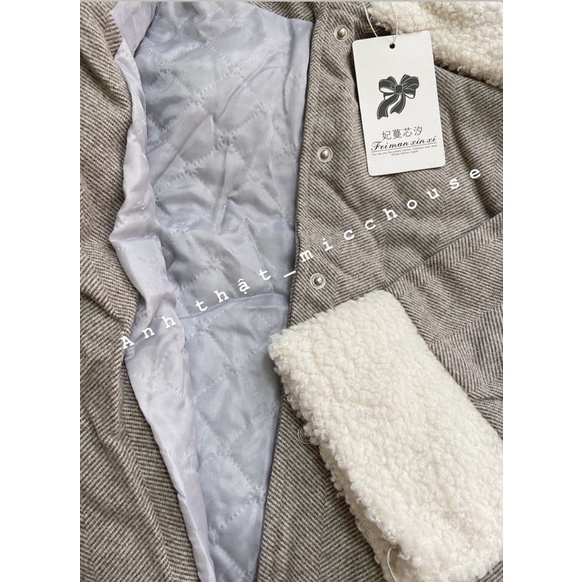 Order | Áo khoác len nữ lót dù Hàn Quốc EC2877 | BigBuy360 - bigbuy360.vn