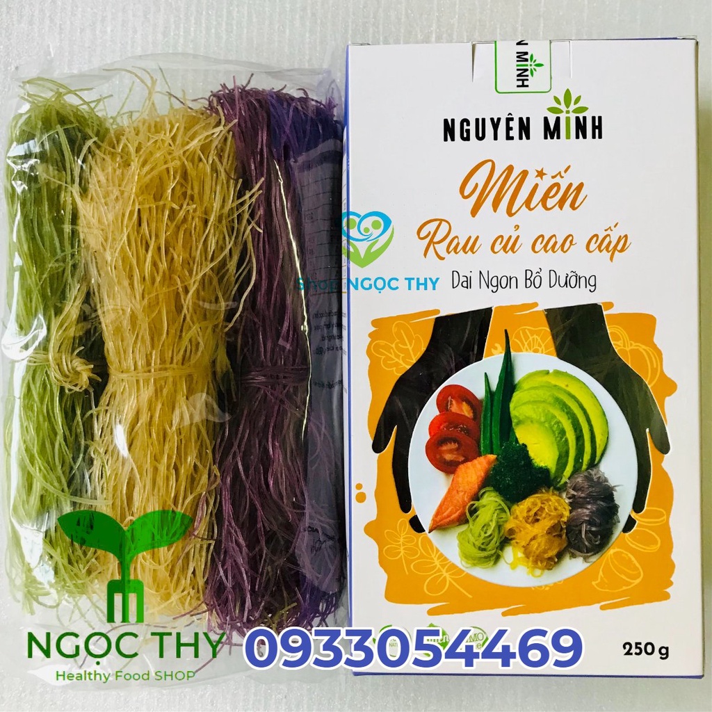 Miến rau củ Nguyên Minh 250gr, thực phẩm lowcarb ăn kiêng eatclean