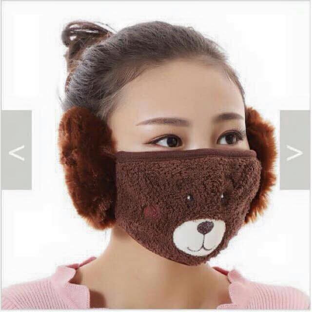 Khẩu trang hình gấu đáng yêu | BigBuy360 - bigbuy360.vn