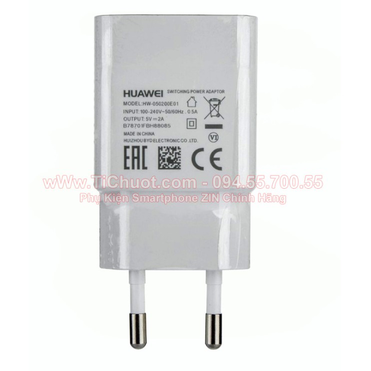 [ZIN THEO MÁY] Sạc 10W 5V-2A Dùng Cho Huawei