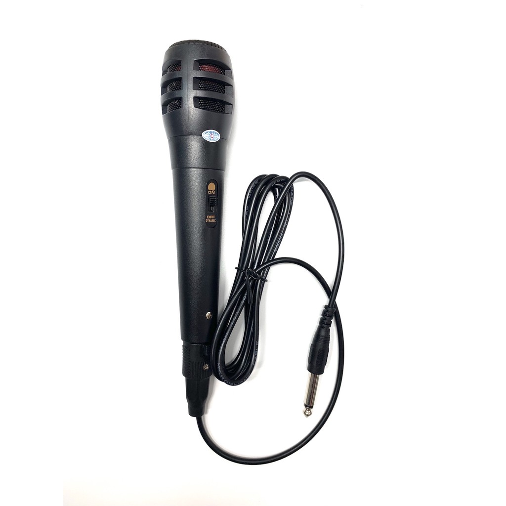 Bộ micro có dây chống nhiễu giá rẻ hát karaoke chuyên nghiệp dùng cho các loại loa, amply cổng 6.5mm-BH 1 đổi 1 Minchan