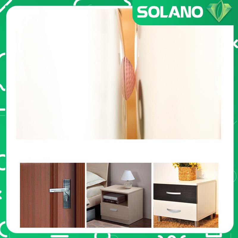 Chặn cửa SOLANO dán tường giảm ồn chống va đập tay nắm cửa ra vào cửa sổ an toàn cho bé ngon giấc nhựa silicon HG-001031