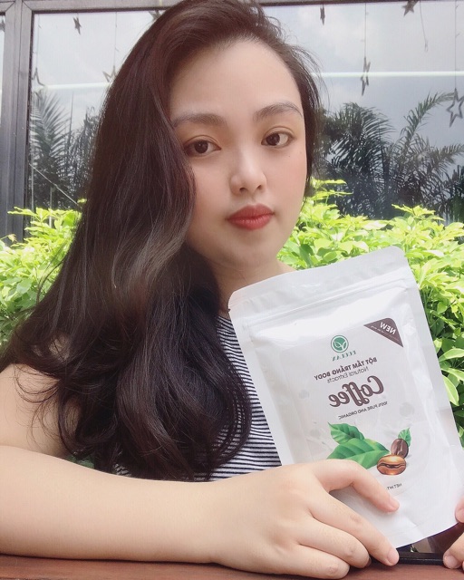 (100gr)Bột Tắm Trắng Tẩy Da Chết Cafe Ecolax cao cấp chuẩn Spa