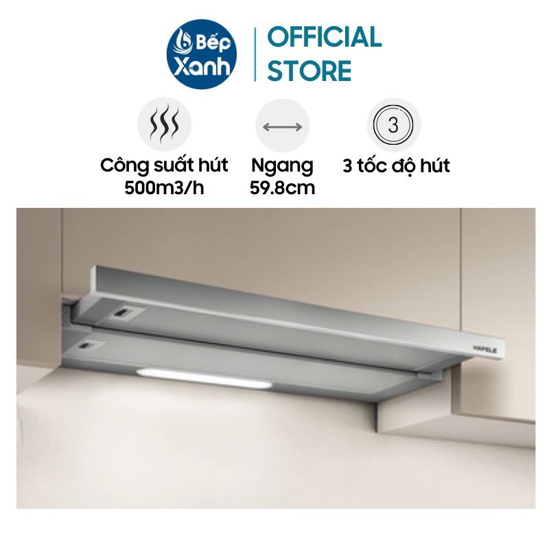 Máy Hút Mùi Âm Tủ Hafele HH-TI60D 539.81.083 Mặt Inox - Bảo Hành 2 Năm