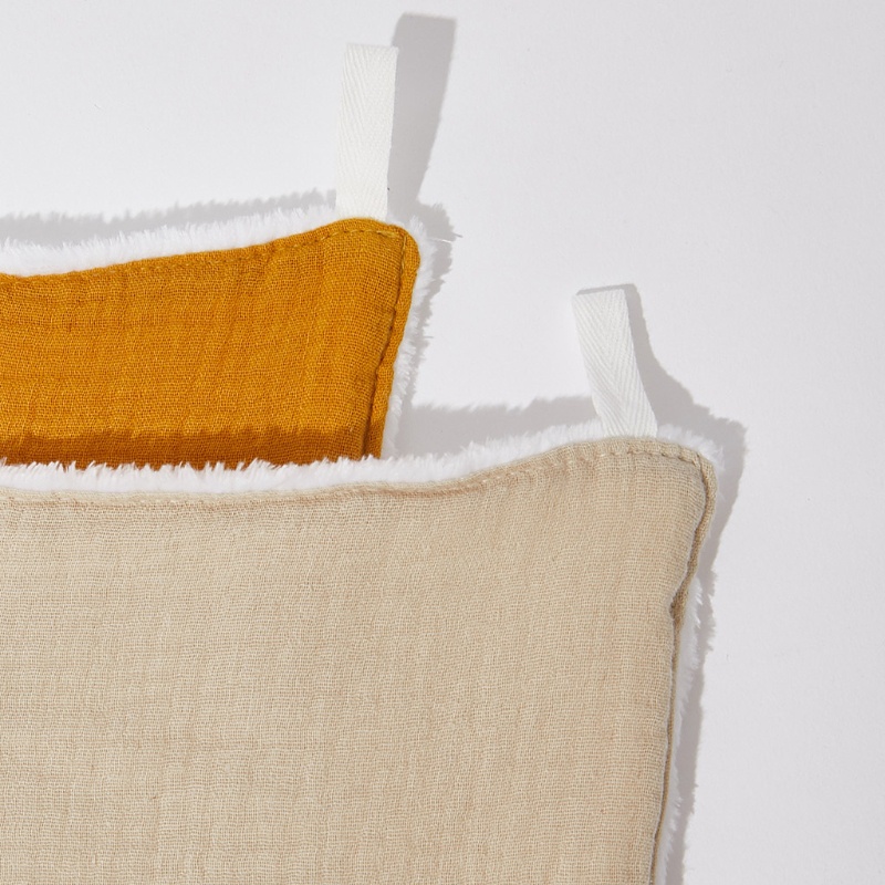 Set 3 Khăn Lau Nước Bọt Có Thể Giặt Sạch Cho Bé Sơ Sinh