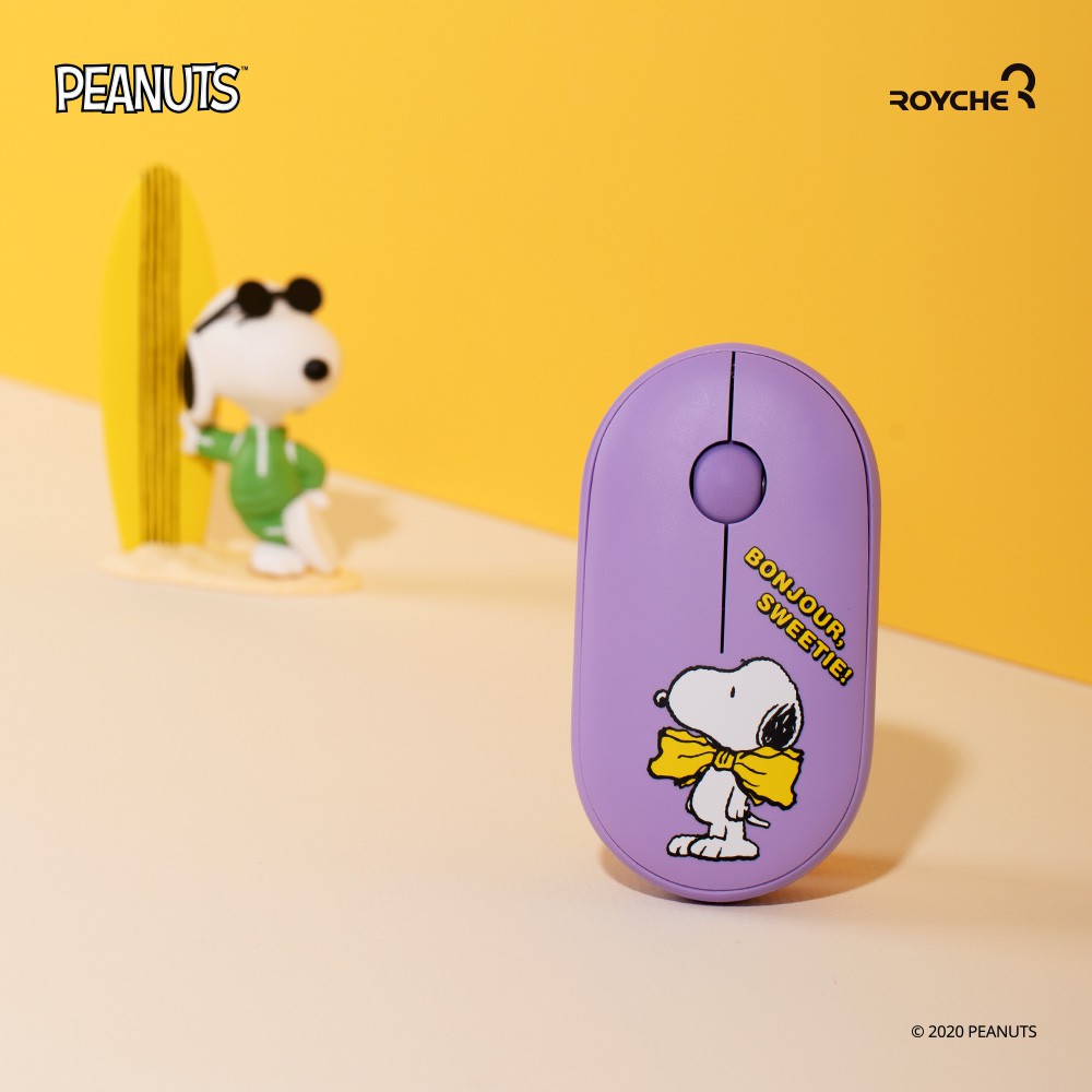 CHUỘT KHÔNG DÂY CHỐNG ỒN NHÂN VẬT HOẠT HÌNH PEANUTS SNOOPY (CÓ THỂ KẾT NỐI BLUETOOTH)