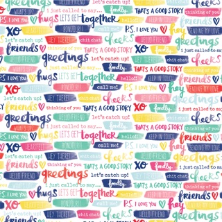 Amy Tangerine Better Together - Giấy hoạ tiết scrapbook, exploding box, thiệp