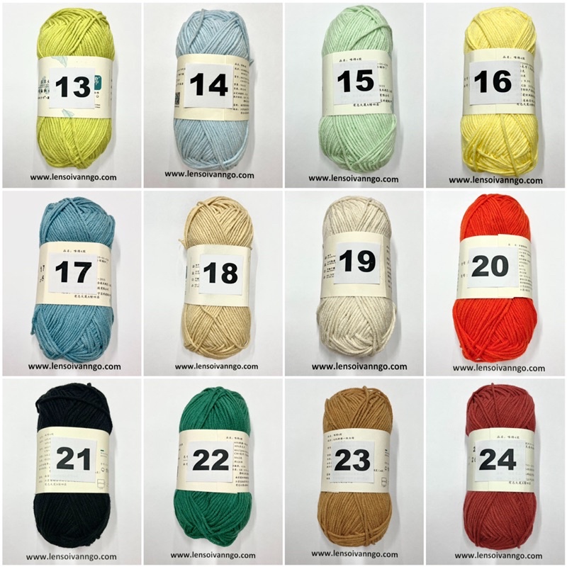 Len Susan’s Family 4 (Bảng màu 2) (cuộn 50gr)