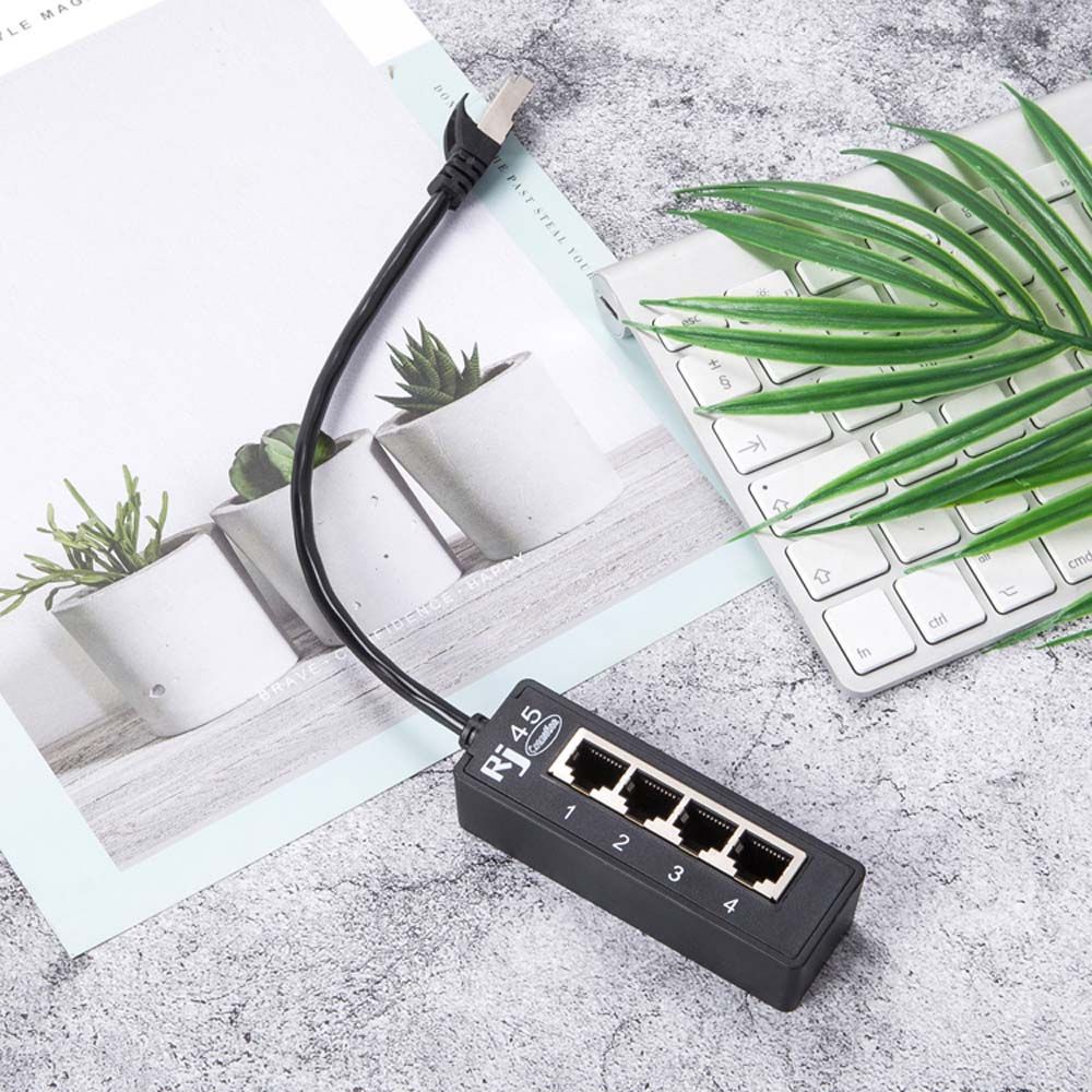 1 bộ chia cáp mạng LAN RJ45 4 cổng tiện dụng