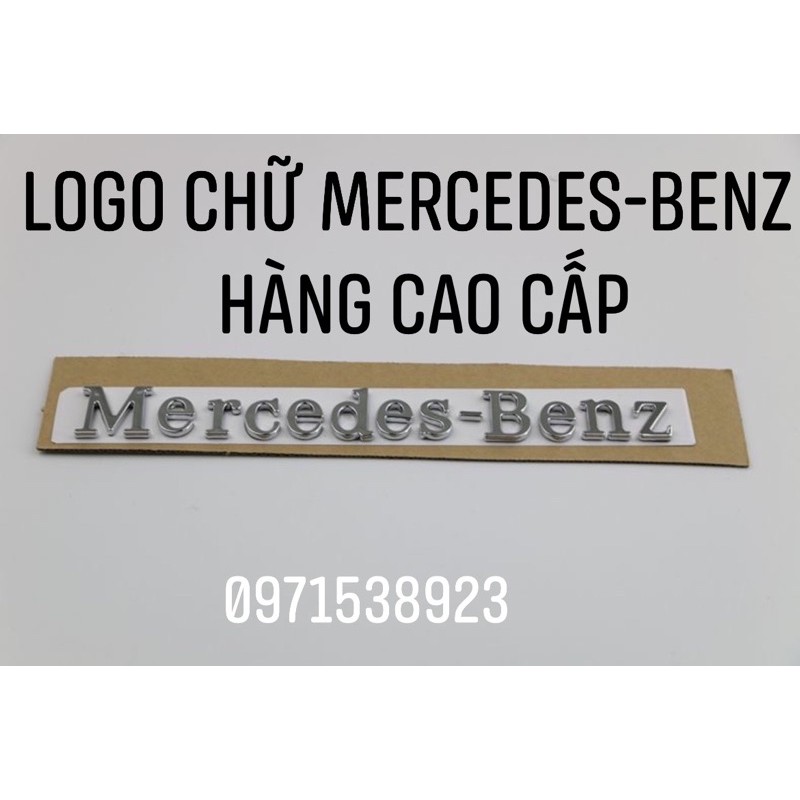 logo chữ dán đuôi xe mercedes-benz dán thân xe hàng xịn cao cấp