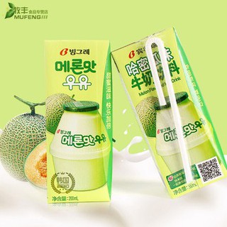 [Hàng Chính Hãng] Sữa Dưa lưới Binggrae Hộp 200ml (23/4/24)