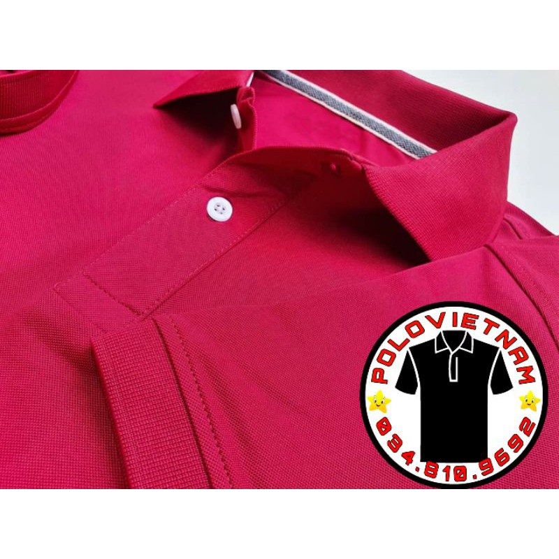 Áo thun Polo nam cổ bẻ Basic màu Đỏ Đô , vải cá sấu - không xù lông, không ra màu, thấm hút mồ hôi, form regular fit | BigBuy360 - bigbuy360.vn