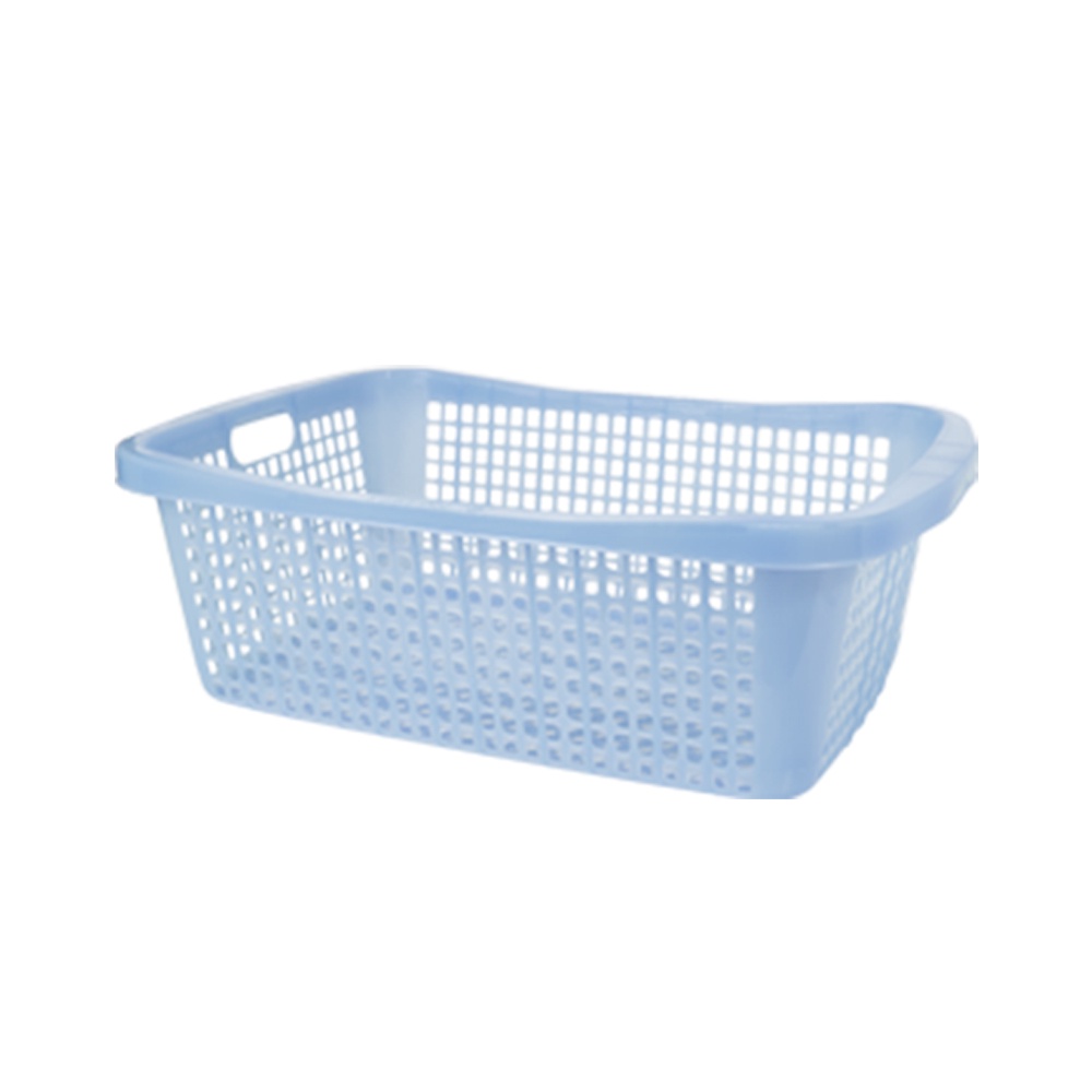 HomeBase G-WARE Giỏ đựng đồ hình vuông bằng nhựa cao cấp Thái Lan W46xH65xD20cm màu xanh dương