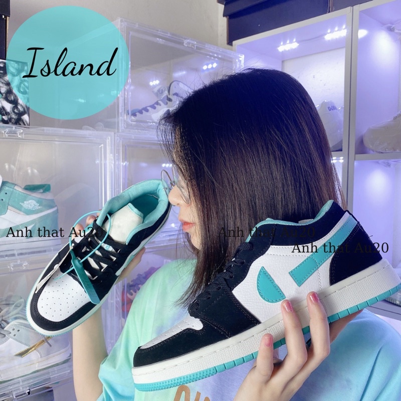 [Ảnh Thật]Giày Thể Thao Sneaker Nm Nữ Island cổ thấp Phong Cách