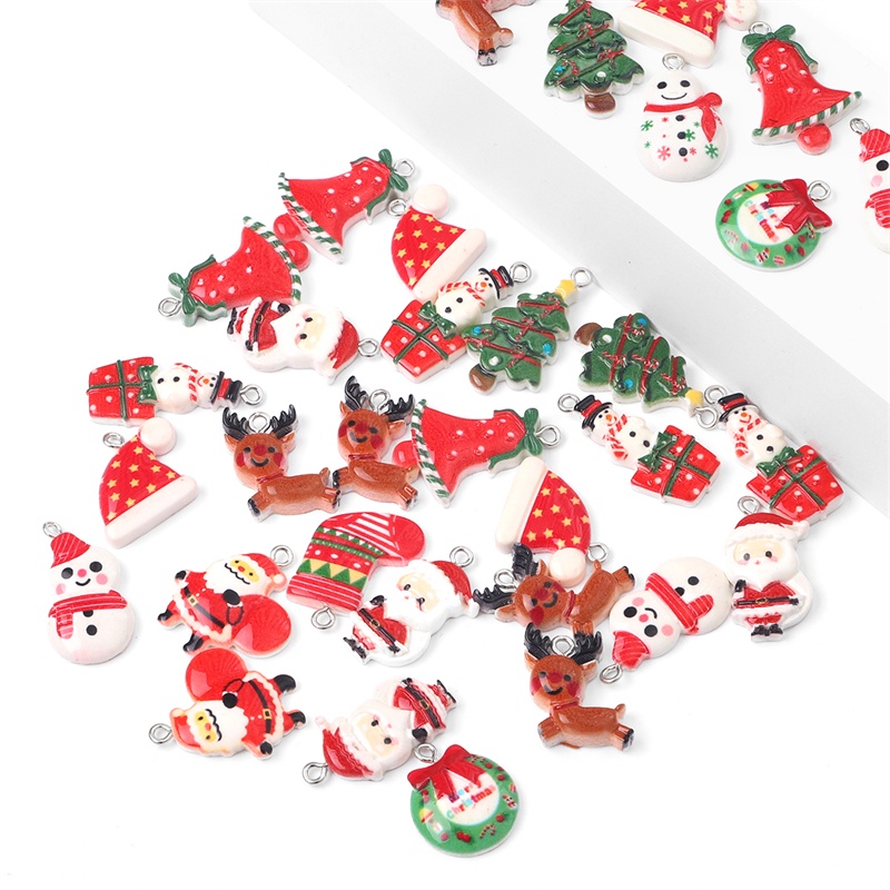 Phụ Kiện Trang Trí Giáng Sinh Bằng Resin diy