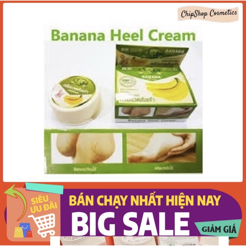 Kem trị nứt chân banana heel cream