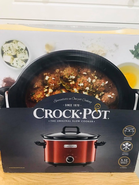 Nồi hầm nấu chậm CROCK POT công nghệ SCHONGAR giữ nguyên dưỡng chất -chính hãng từ Đức