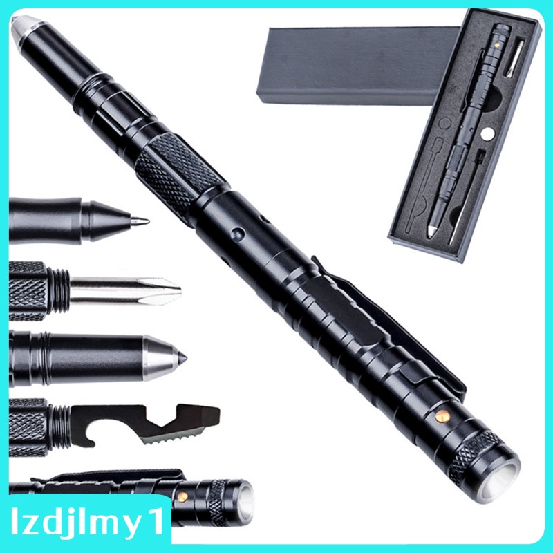 Bút Đèn Pin Cầm Tay Cắm Trại Leo Núi Hộp Quà Tặng