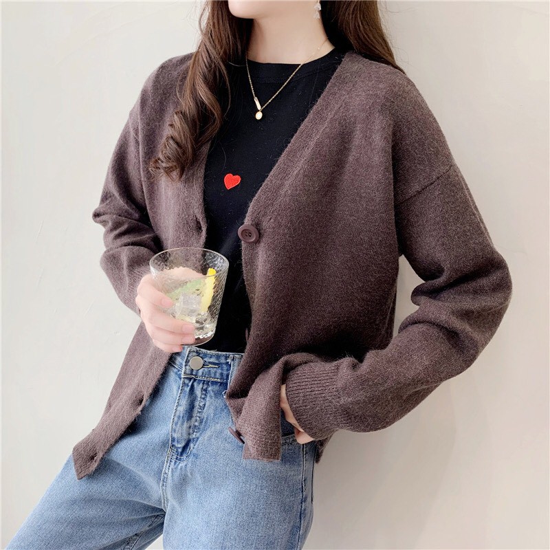 ÁO KHOÁC CARDIGAN LEN QUẢNG CHÂU CAO CẤP NỮ | BigBuy360 - bigbuy360.vn