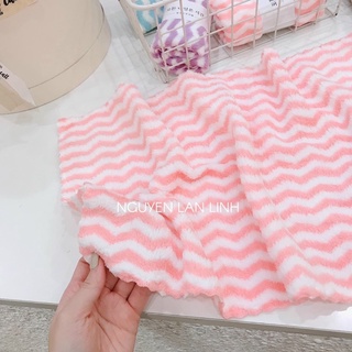 Sét 10 cái khăn mặt kẻ hàn quốc