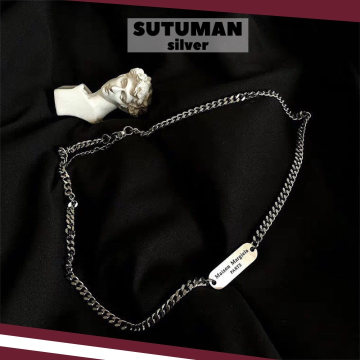 [HỎA TỐC] Dây chuyền trend Hàn Quốc kiểu Dongdaemun chữ cái nổi SuTu Việt Nam Thế giới phụ kiện thời trang