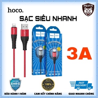 Dây Sạc Chống Gãy Hoco X38 Max 5V-2.4A Cho ip/Android Micro USB/Type-C-Bảo Hành 12T