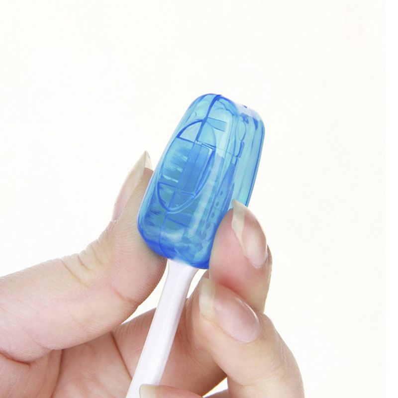 Set 5 Nắp Nhựa Bảo Vệ Bàn Chải Đánh Răng Chống Bụi Có Thể Tái Sử Dụng Cho Du Lịch Indo