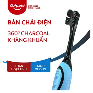 Bàn chải đánh răng Colgate than hoạt tính dùng pin